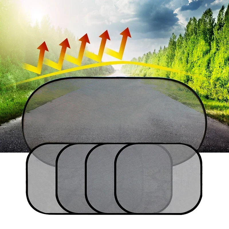 2 Stück magnetisches Auto Sonnenschutz UV-Schutz Auto Vorhang Baby Auto Fenster Sonnenschutz Seiten
