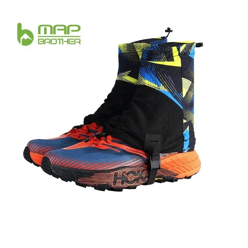 Karte Bruder Outdoor Unisex High Running Trail Gamaschen schützende sand dichte Übers chuhe für