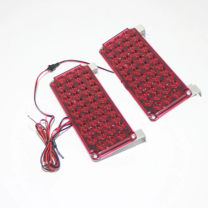 Rot ultra dünne Wachbox Blitzlicht LED Auto Geländewagen Truc 12V 24V Blitz abwechselnd Warn licht