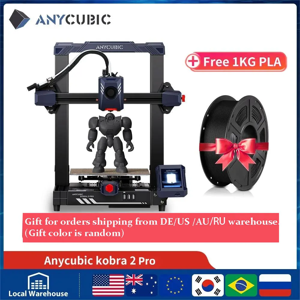 ANYCUBIC KOBRA 2 Pro 3D Printer APP Supported FDM With 500mm/s Max Print Speed Auto Leveling PLA
