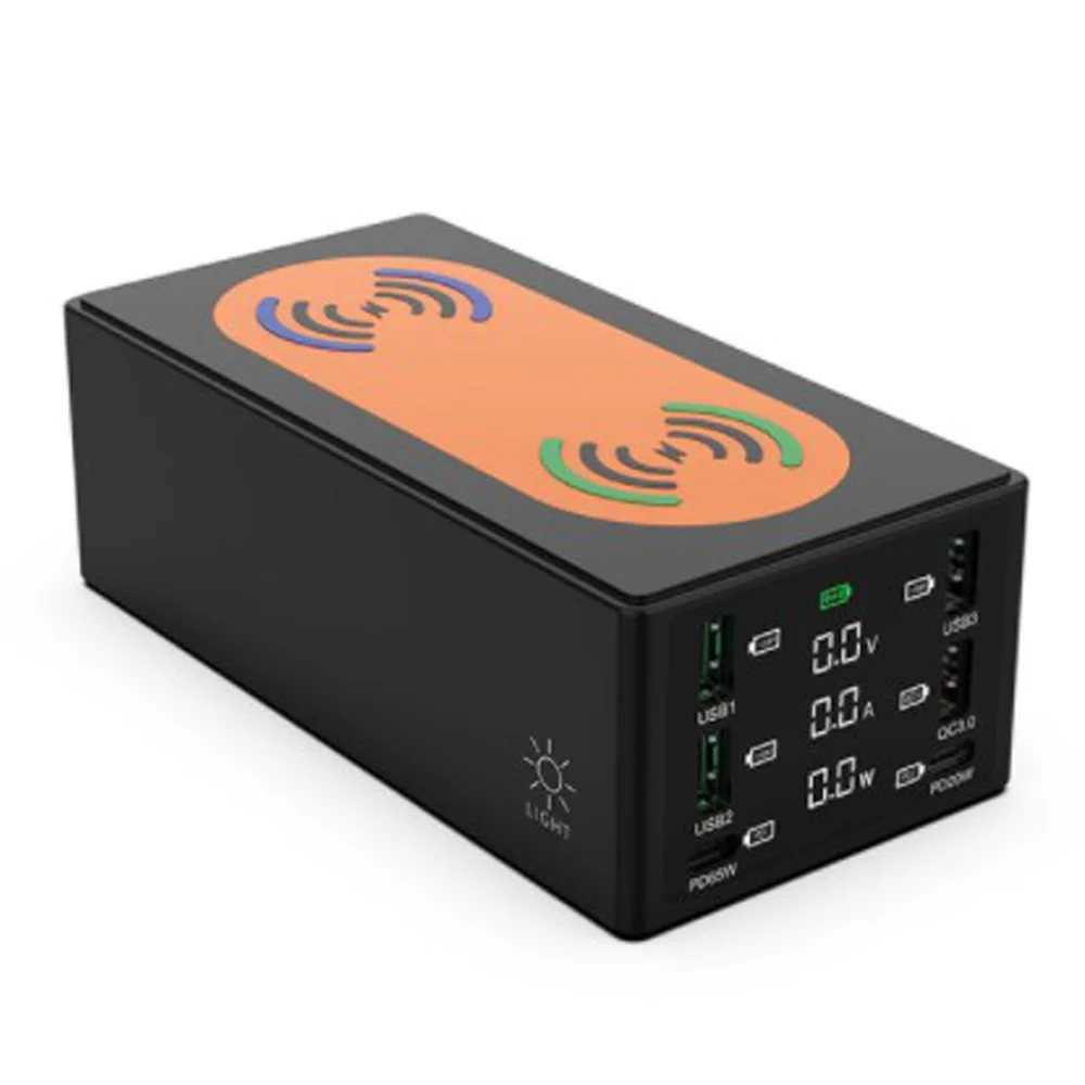150w USB-Ladegerät Hub Ladestation kabelloses Ladegerät für iPhone 12 11 Samsung Xiaomi USB C PD