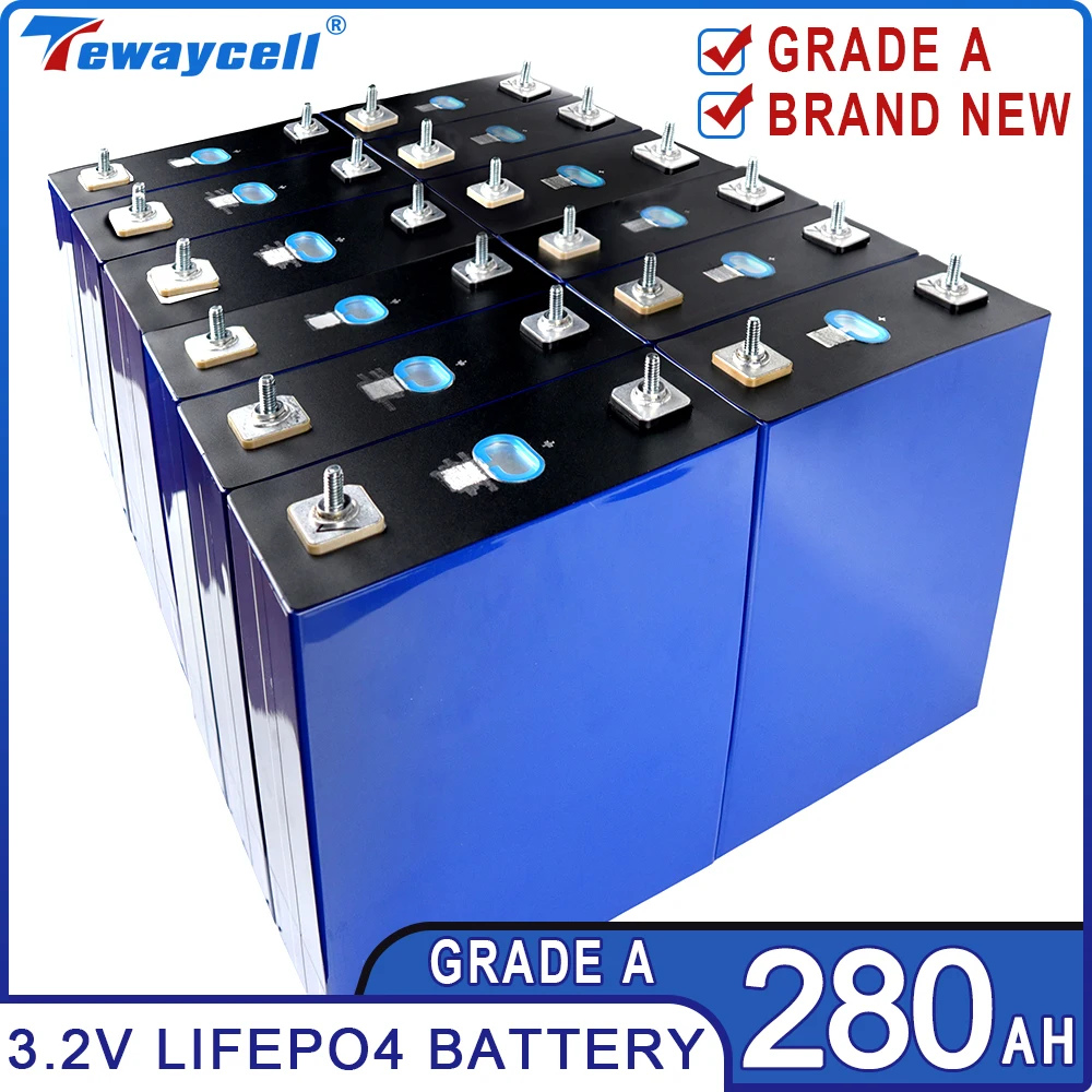 Neue 280ah lifepo4 wiederauf ladbare Batterie pack 3,2 v Klasse a akku Lithium eisen phosphat