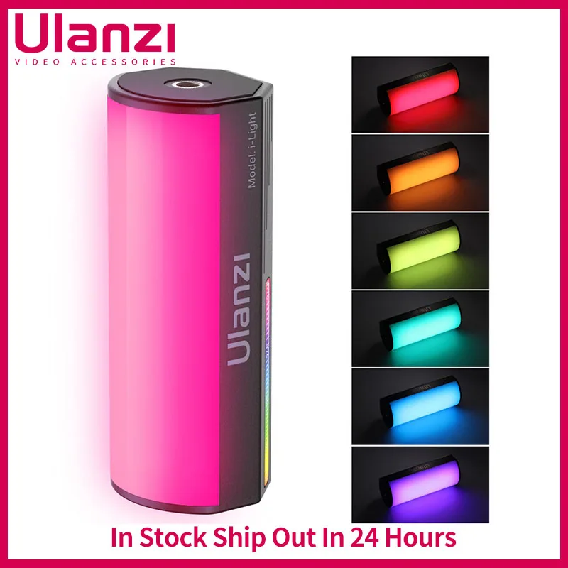 VIJIM Ulanzi Mini RGB Tube Light  Handheld LED Photography Stick  Lâmpada de enchimento de vídeo