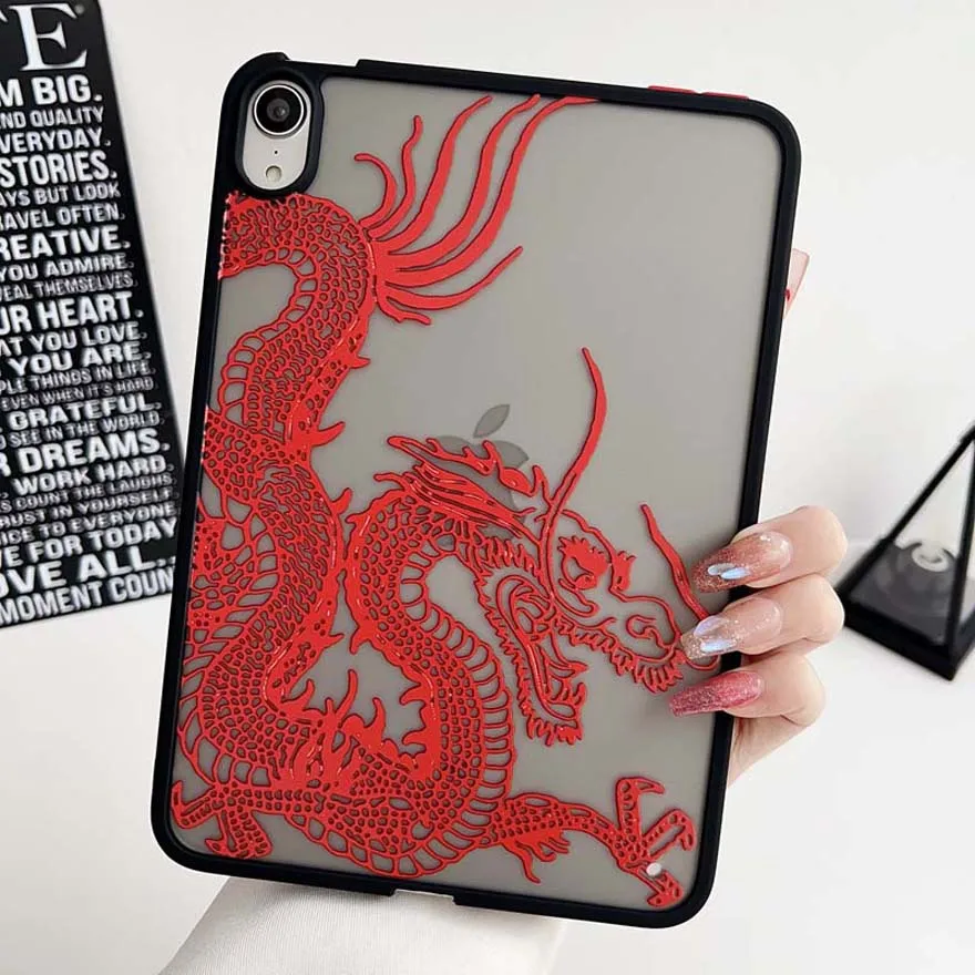 Für iPad-Abdeckung 10,2 9. 8. 7. 10 10. Generation Pro 11 Mini 6 5 4 Fall chinesische Loong Dragon