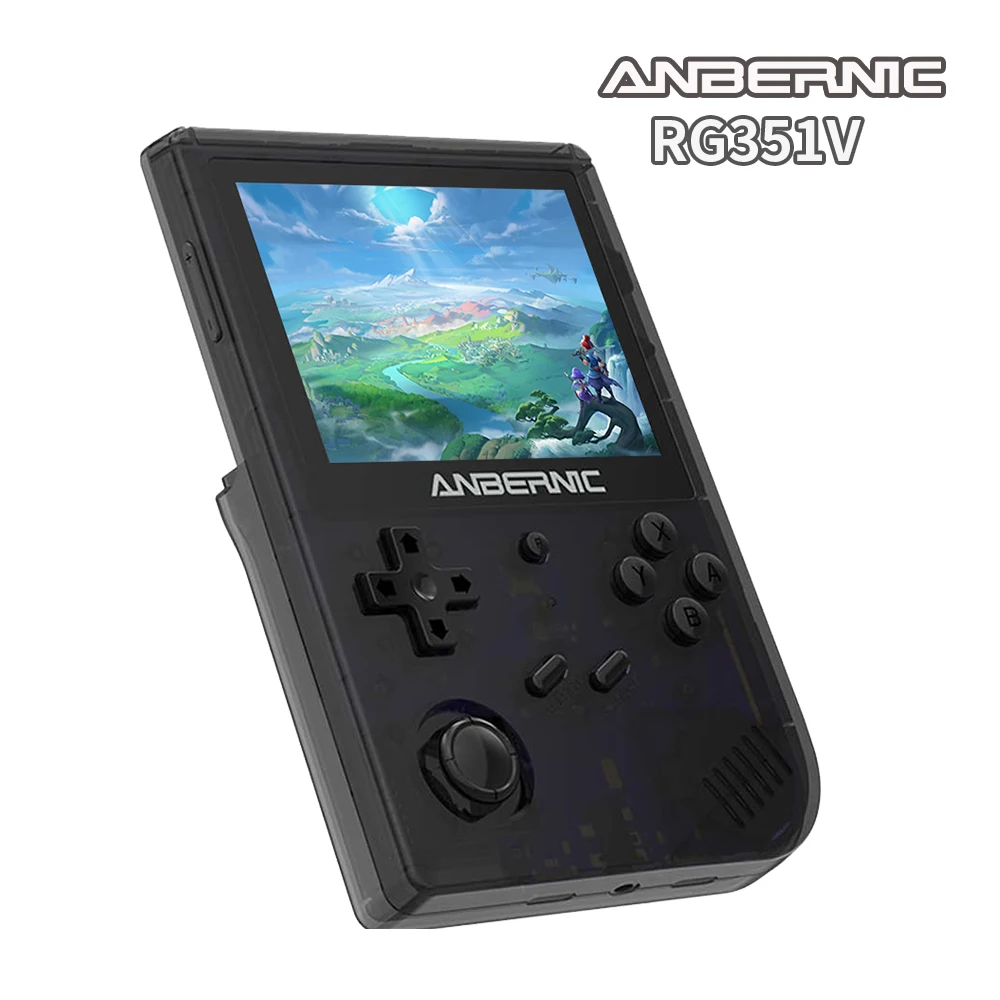 Anbernic rg351v Handheld-Spieler ips Bildschirm 64g Karte 2500 klassische Spiele rk3326 Open Source