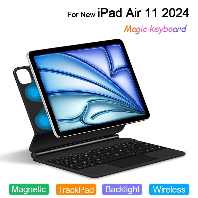 Hintergrund beleuchtete Touchpad Magic Keyboard für neue iPad Air 6. Generation m2 Air 11 Zoll a2902