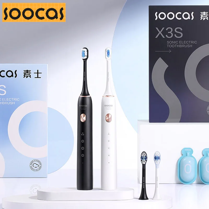 Soocas x3s sonic elektrische zahnbürste ipx8 wasserdicht 180 tage batterie lebensdauer ultraschall