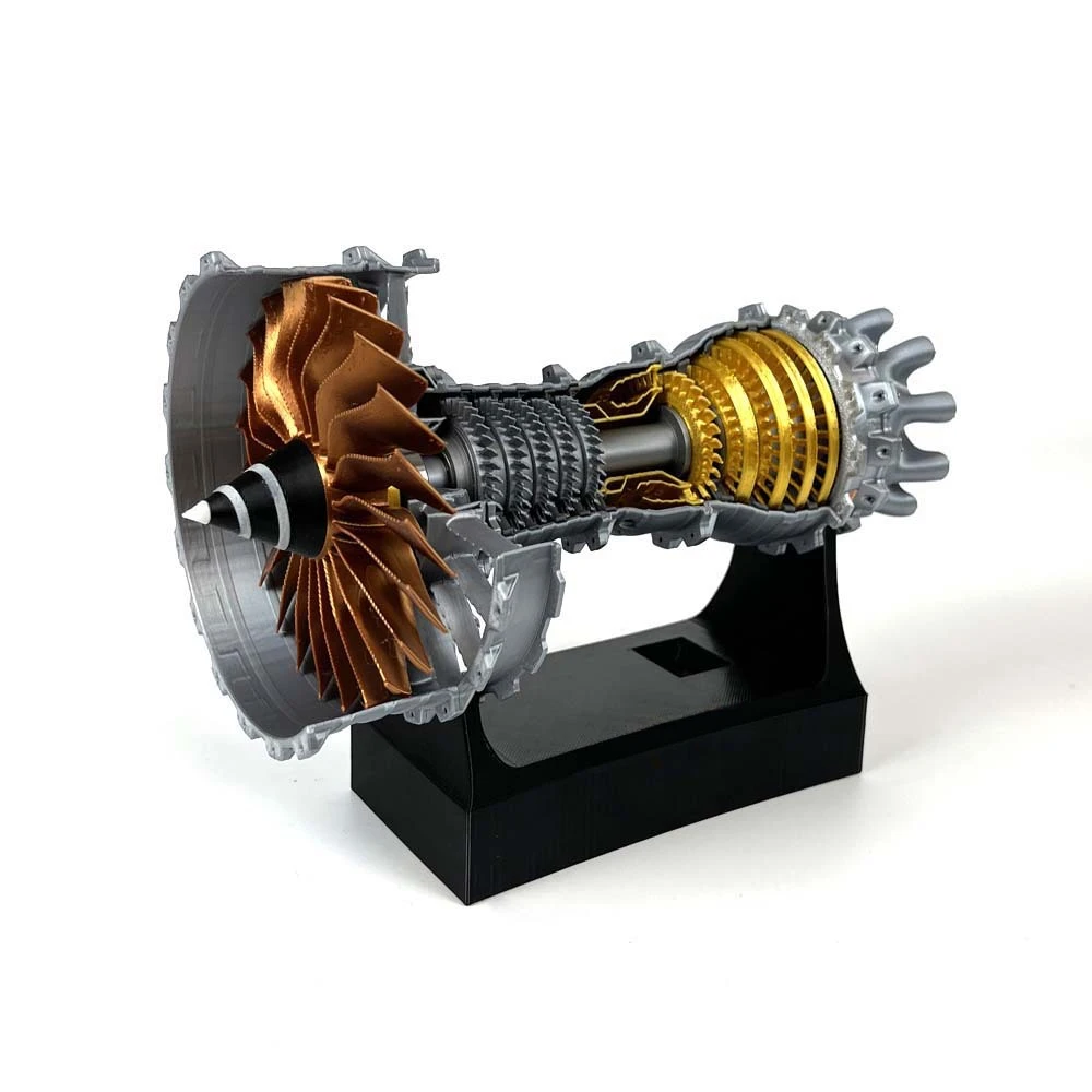 TR900 Turbofan Motor Modell Flugzeug Motor Kit Turbojet Motor Modell Erwachsene Geschenk Mechanische