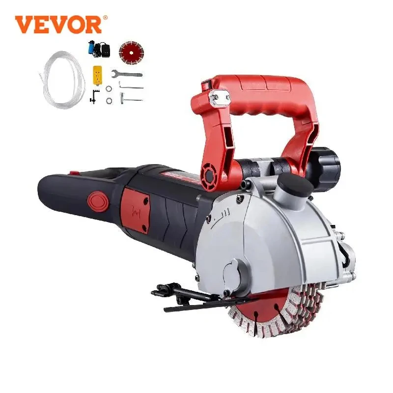 Vevor 4800w wand jäger betons ch neider elektrischer laser zielnut schlitz maschine 125mm kreissäge