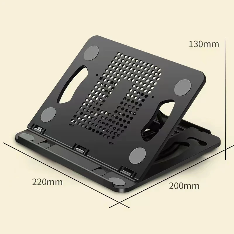 RYRA-Portable Desktop Laptop Stand, Suporte Tablet Dobrável, Ajustável, Terno para Casa, Escritório,