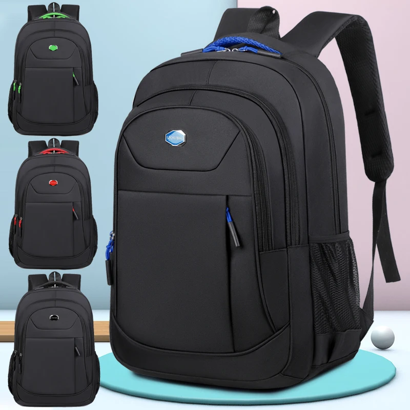 Men's Backpack Oxford Waterproof Backpack Business Computer Bag Leisure Travel Backpack High School