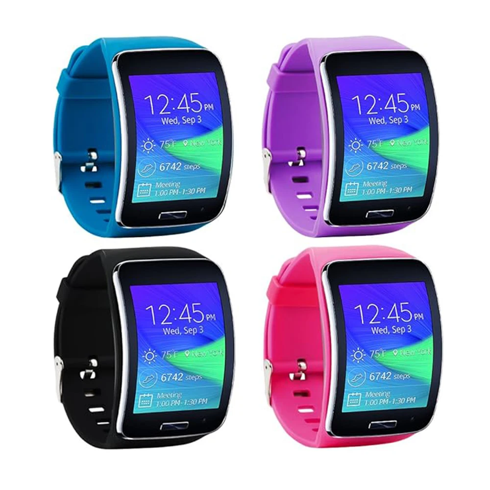Substituição pulseira esportiva para samsung galaxy gear s sm-r750, pulseira (não inclui relógio)