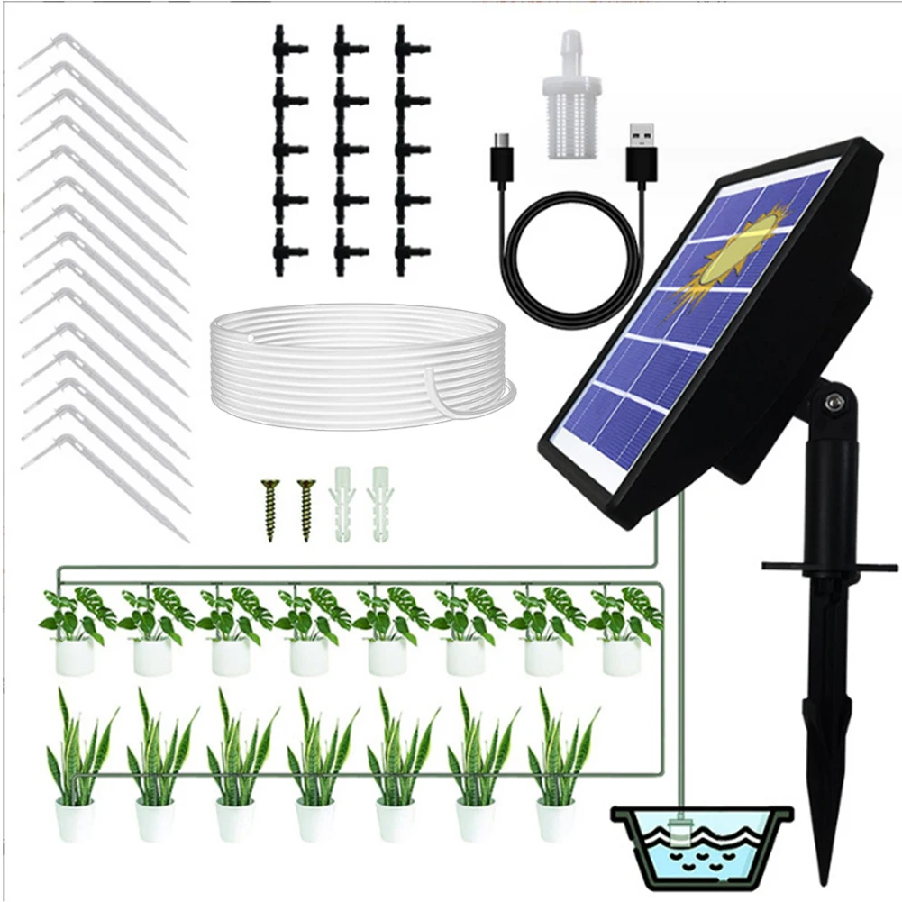 Solar betriebenes DIY-Bewässerungs-Gartens ystem mit Timer Intelligentes automatisches Bewässerungs