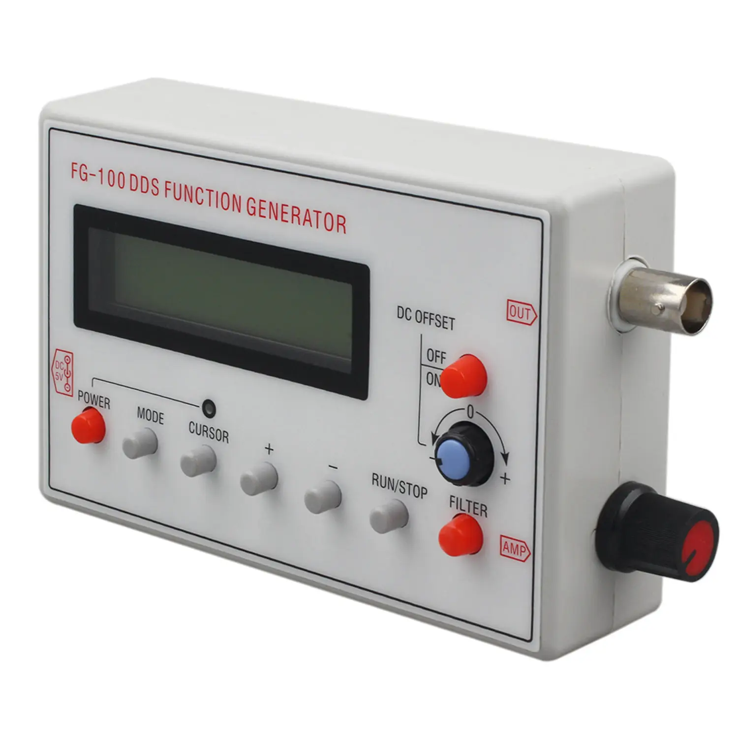 FG-100 dds funktion signal generator frequenz zähler 1hz-500khz