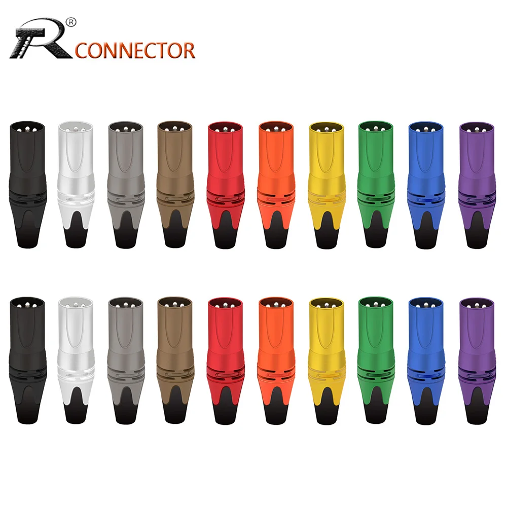 20 stücke profession elle 3pin xlr Stecker profession elle xlr Buchse Stecker Mikrofon Audio Kabel