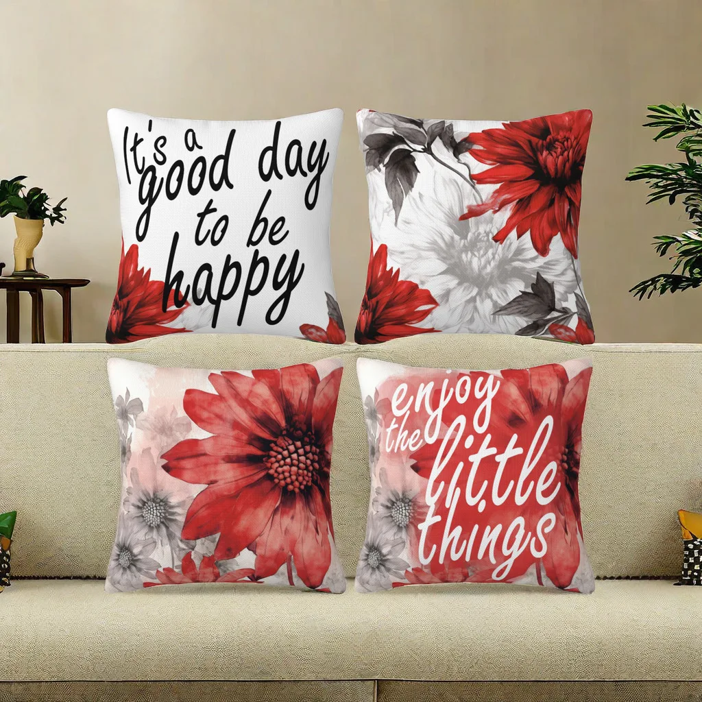 Blumen kissen bezug künstlerisches Design Blumen kissen bezug spezieller Kissen bezug für Sofa