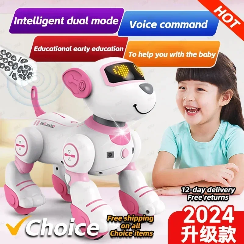 Neue intelligente Roboter hunde werden tanzen, um Kinder pädagogisches Kinderspiel zeug Begleit