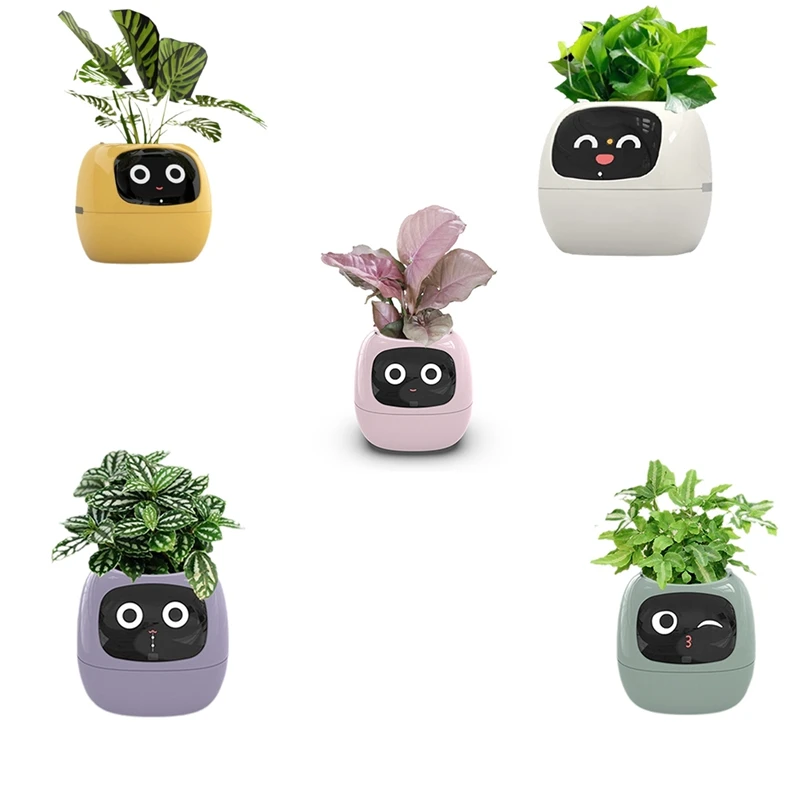 Efeu Smart Pflanzer, USB wiederauf ladbare Indoor kleine Blumentopf für Innendekoration machen
