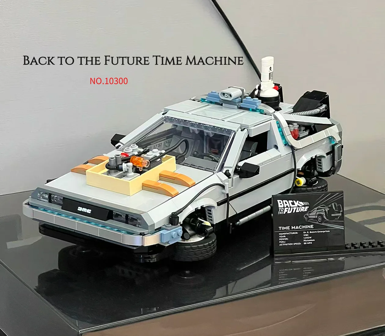 2024 neu zurück in die Zukunft maschinen kompatibel Bausteine technische Auto Ziegel konstruieren