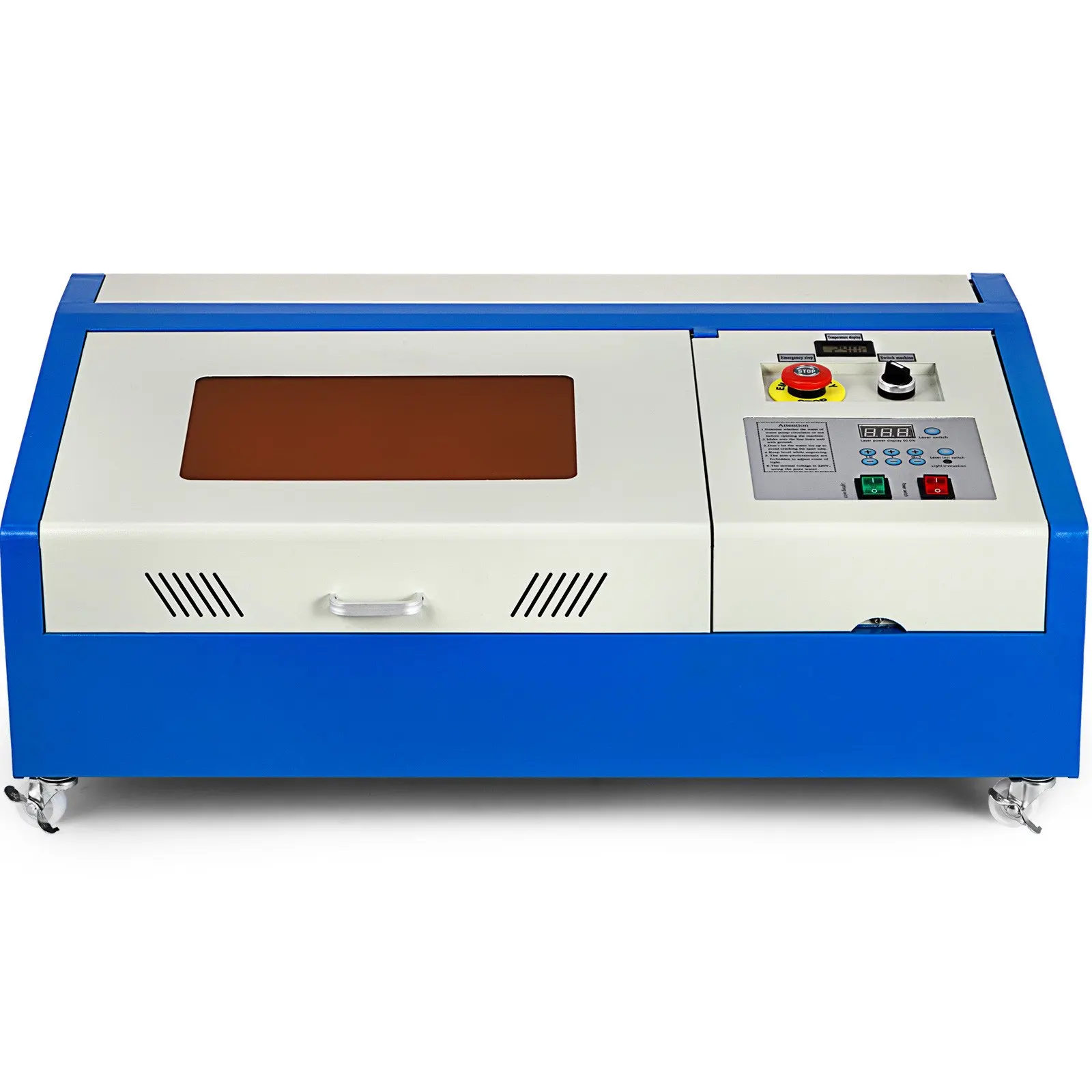 Vevor laser gra vierer 40w co2 laser gravur maschine 30*20cm schneidwerk zeuge für holz leder holz