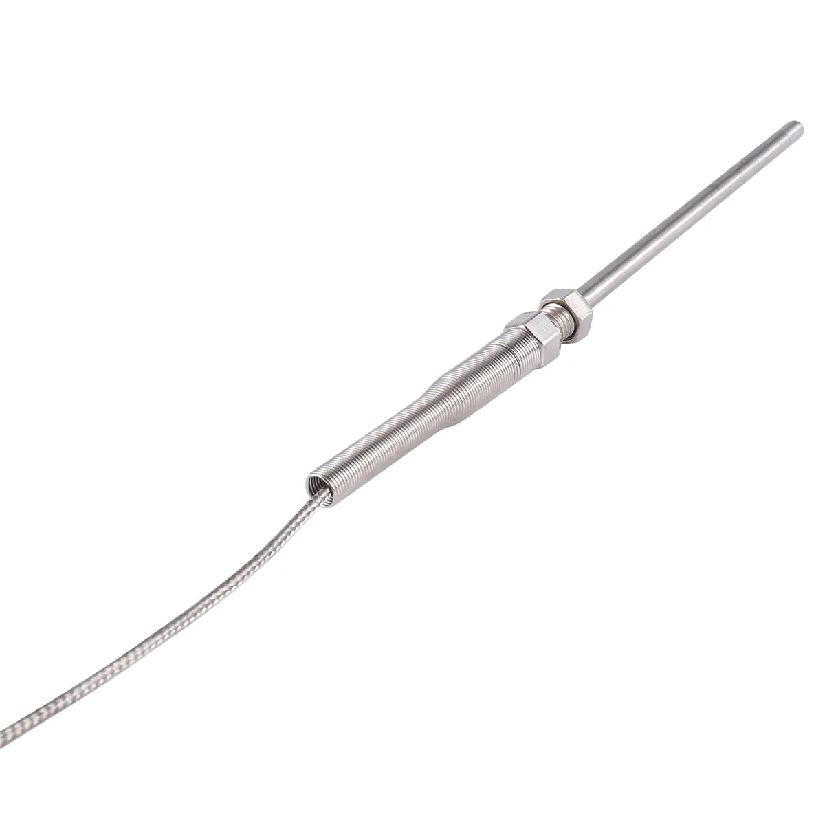 Stahl temperatur fühler pt100 rtd Sensor kabel 2m 98 mm 3 Drähte-50 ~ 400 Grad Celsius