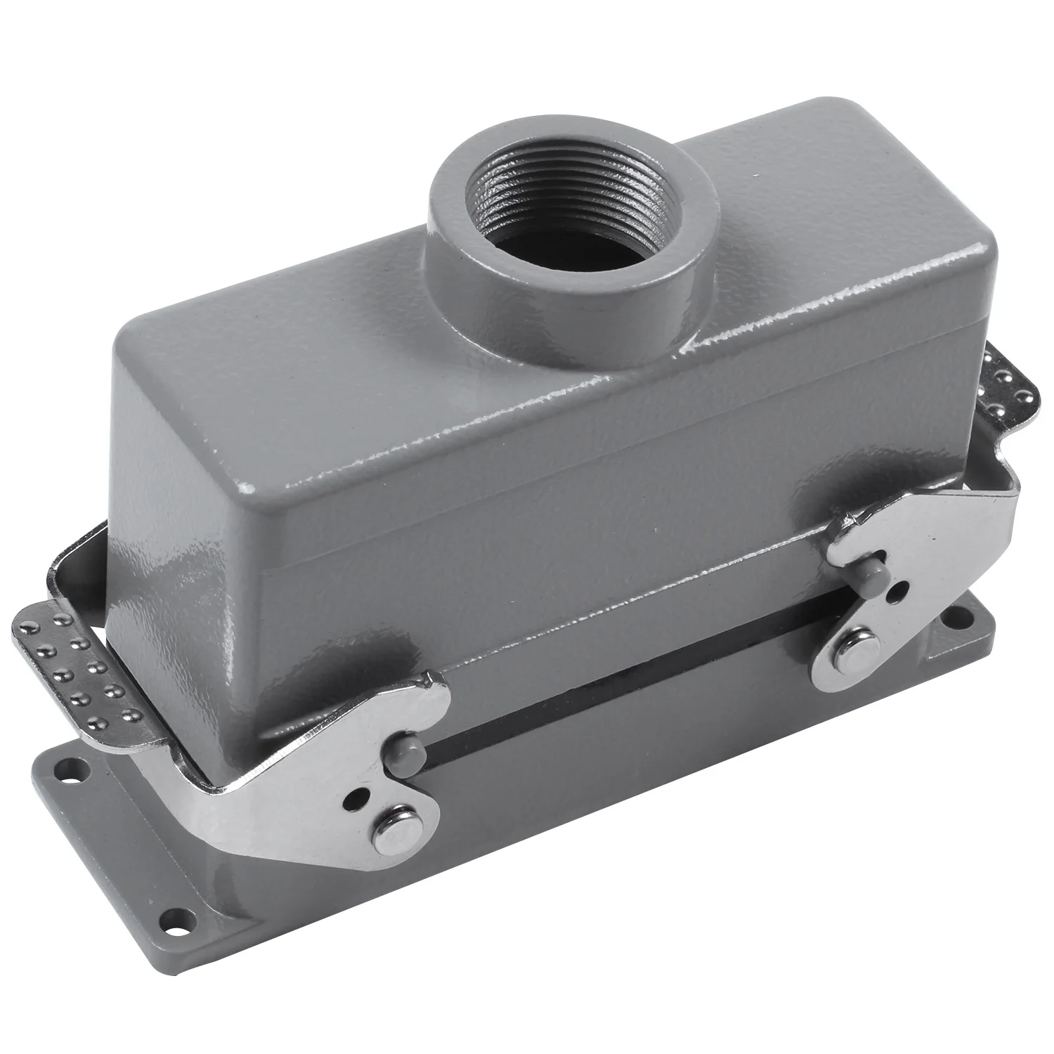 Rechteckige H24B-He-024-1 Hoch leistungs stecker Strom 24 Pin Kerne Linie 16a 500v Schraube Füße