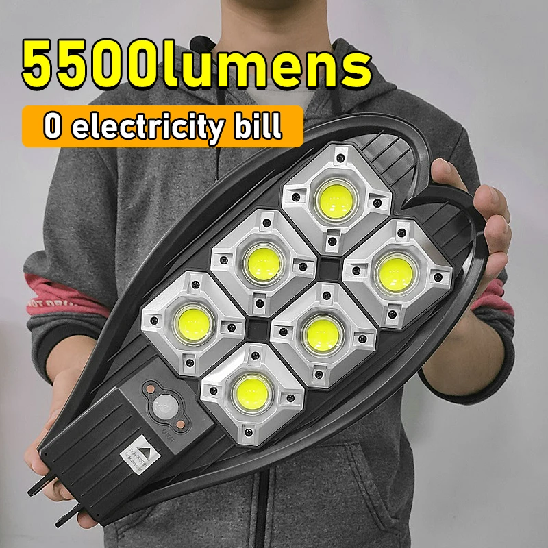 Newest Solar Lights Outdoor Powerful Solar Light Of Motion Sensor Solar Lamps Waterproof Solar