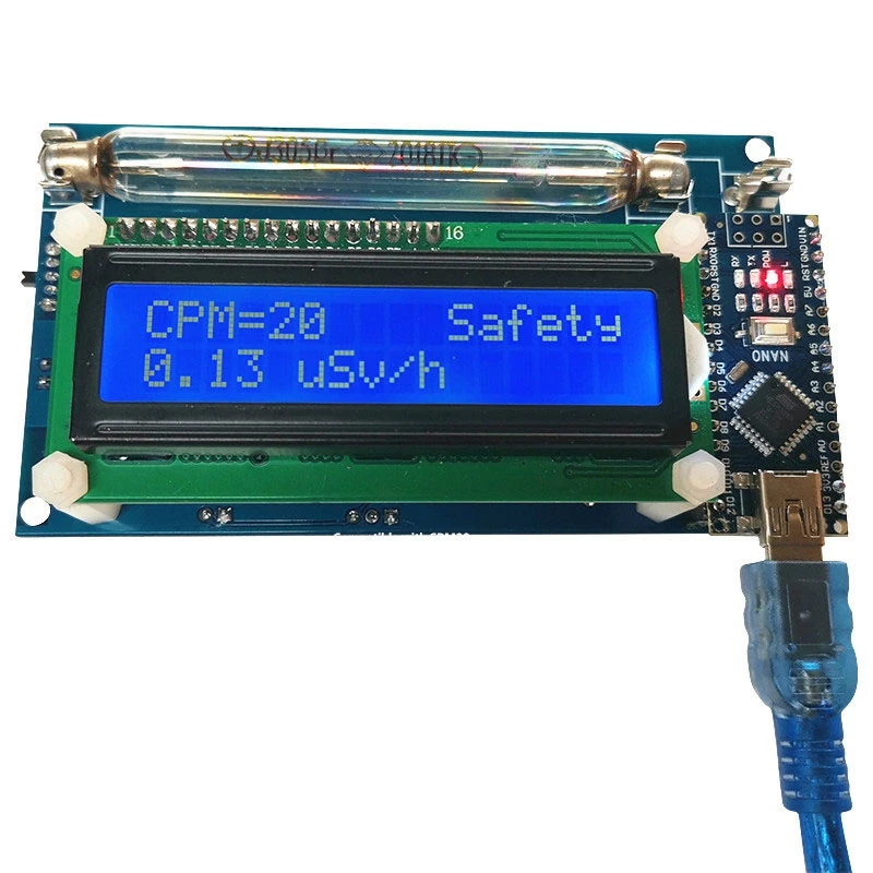 Geigerzähler-Kit-Modul Kerns trah lungs detektor mit Display-Strahlungs dosimeter Detektor für