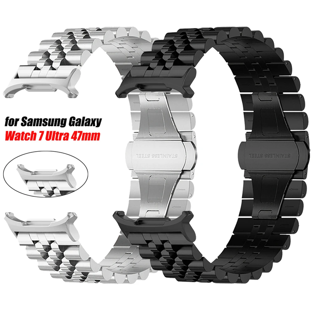 Keine Lücken schnell passen Edelstahl armband für Samsung Galaxy Uhr 7 Ultra 47mm Business Band