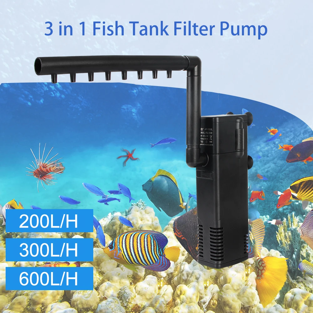 EU-Stecker Aquarium Aquarium Sauerstoff zunehmende Pumpe Tauch wasserfilter pumpe Schildkröten tank