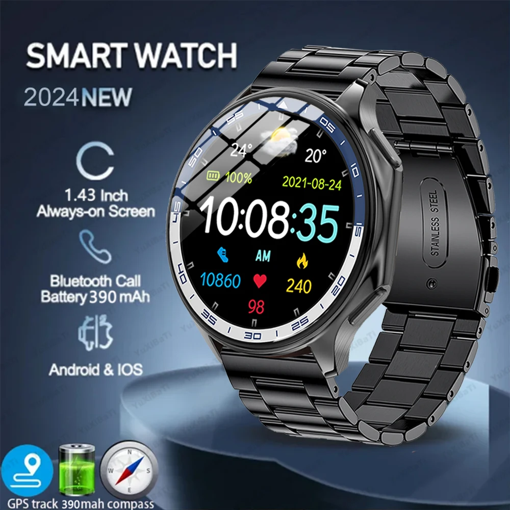 2024 neu für huawei ios uhr x high-end business uhr 4g großes speicher album smartwatch männer sport
