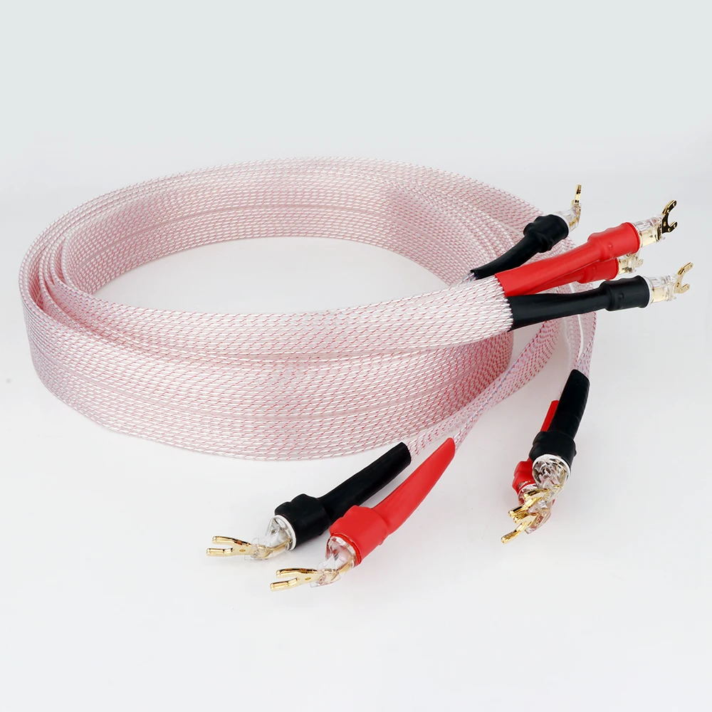 Paar Nordost Val halla Hifi Lautsprecher kabel Occ versilbert Lautsprecher kabel vergoldet