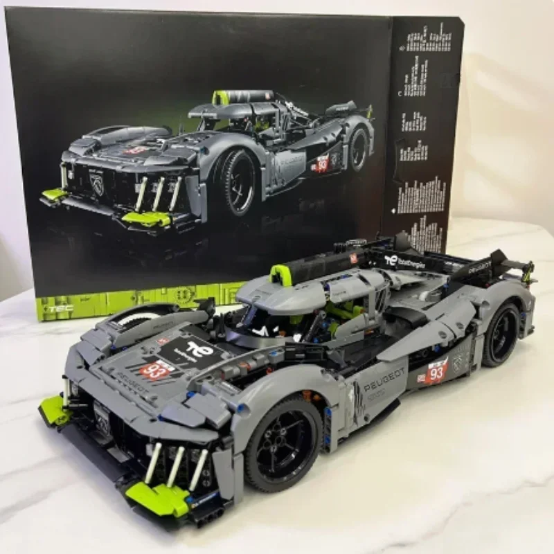 Supercar bricks 1775 stücke 9x8 24h super rennwagen leo mans gebäude blocks toy hybrid hyper car