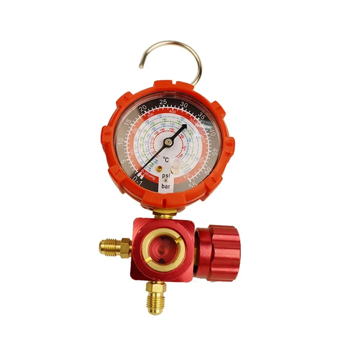 Klimaanlage Manometer für r410a r22 r134a r404a Kältemittel Krümmer Manometer Ventil mit Sicht