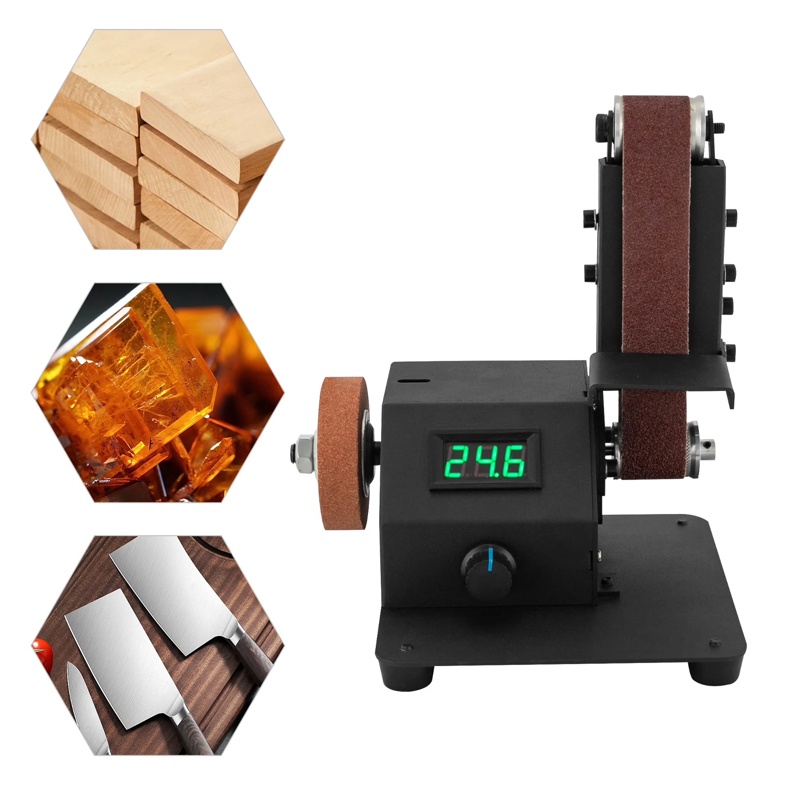 Mini elektrische Bands chl eifer Poliers chleif maschine Schärf bands chl eifer für Holz Metall