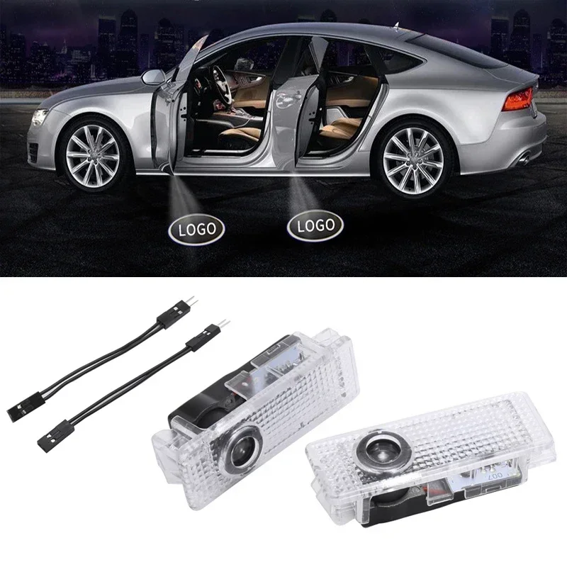 2 stücke auto led willkommen licht für bmw 1 3 5 7 serie e90 e91 e92 e93 e60 e61 f10 f07 e63 e64 f12