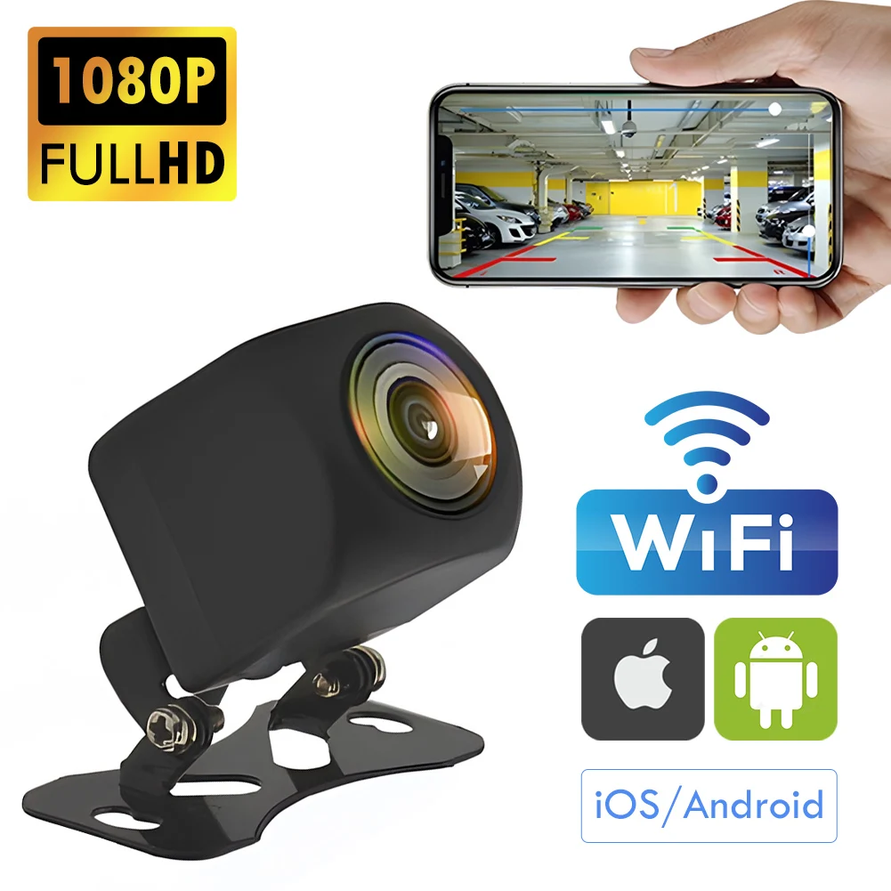 12V 24V 1080p drahtlose Auto Rückfahr kamera WiFi Grad HD Nachtsicht WiFi Rückfahr kamera Dash Cam