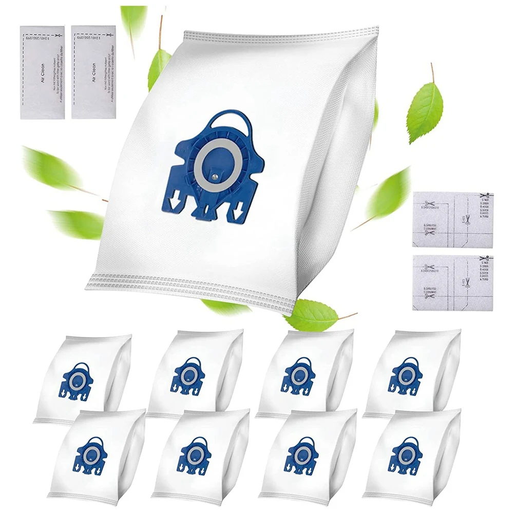 3D-Effizienz Staubbeutel für Miele Gn Vakuum 9917730 Hyclean Staubsauger beutel, 2 Tabletten Luft