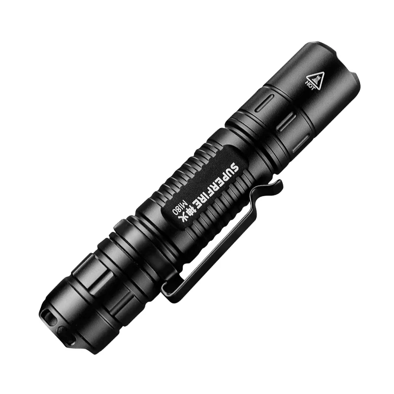 Superfire MI80-S 15w edc lanterna led brilhante 18650 bateria 1100lm tocha acampamento lanterna de