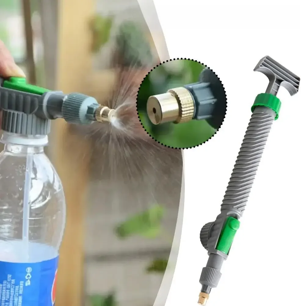 Pulverizador De Garrafa De Bebidas Ajustável, Rega, Sprinkler De Flores, Pressão De Sprinkler, Bico