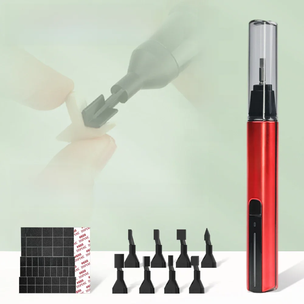 Dspiae ES-A lixadeira alternativa elétrica caneta de moagem diy modelo plástico lixa papel para