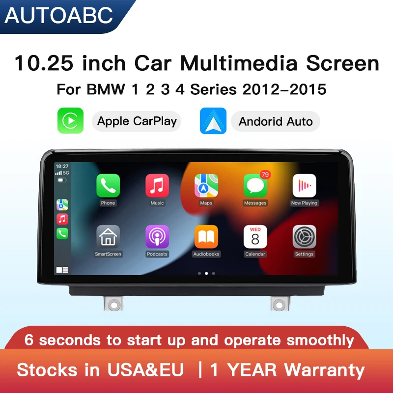 1920 x 720 Multimedia-Touchscreen für BMW 1er/2er/3er/4er F20/F21/F22/F30/F31/F32/F33/F34/F35/F36