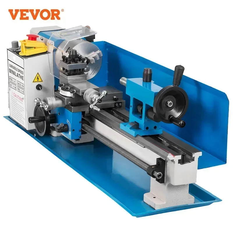 Vevor metall min drehmaschine mini metall drehmaschine 7 "x 14" 550w 180x350mm variable