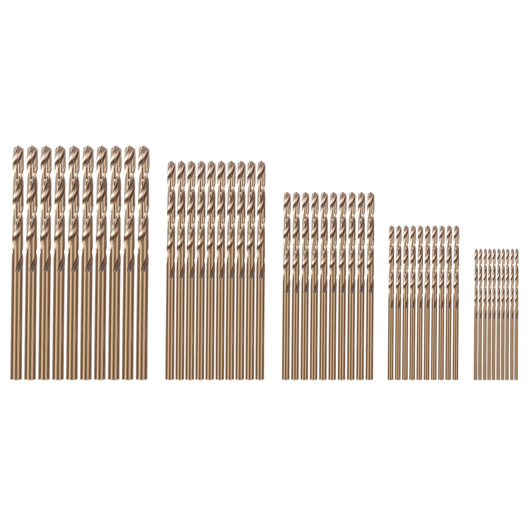 50 Stück Bohr kraft werkzeuge m35 Kobalt bohrers atz, hss-co Bohrers atz 1-3mm, zum Bohren auf