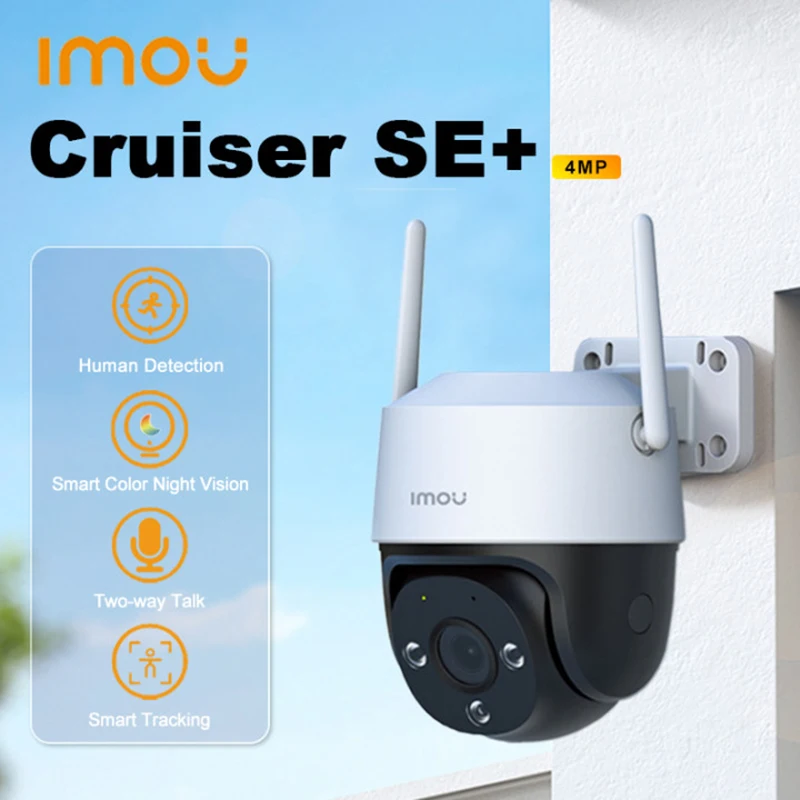 Imou cruiser se 4mp Wi-Fi-Kamera ip66 wetterfeste Kamera im Freien 8x digitaler Zoom Nachtsicht ai