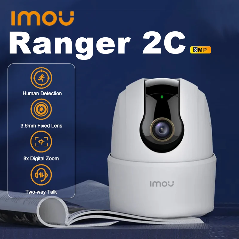 Imou ranger 2c 3mp home menschliche erkennung wifi 360 kamera nachtsicht baby sicherheits