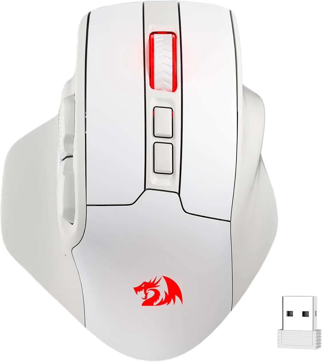 Redragon m806 drahtlose Gaming-Maus, 7 programmier bare Tasten kabel gebundene RGB-Gamer-Maus mit