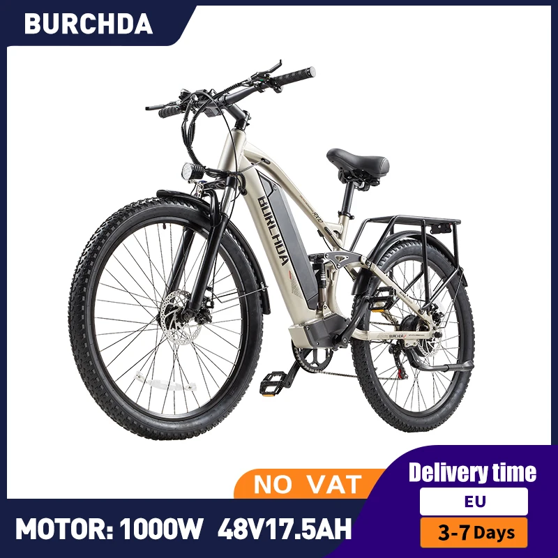 Burchda 27,5 Zoll Elektro fahrrad 48v 10.4ah große Batterie 17,5 w50km/h Stadt Berg Elektro fahrrad