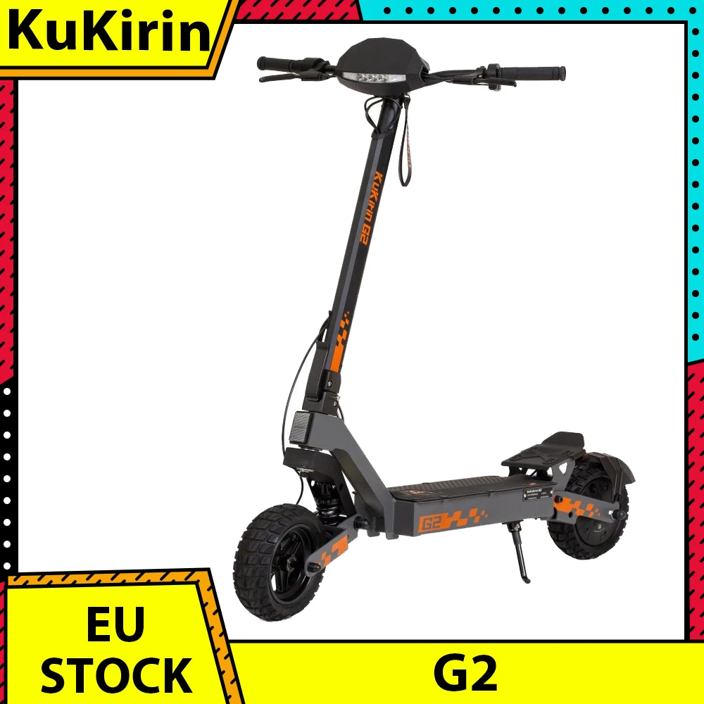 Kukirin g2 zusammen klappbarer Elektro roller 800w bürstenloser Motor 10 Zoll Vakuum Offroad Reifen