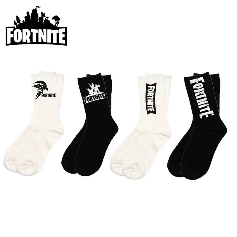 Fortnite Socks Anime Cosplay Socks Cartoon Characters Autumn and Winter Children Students Cotton